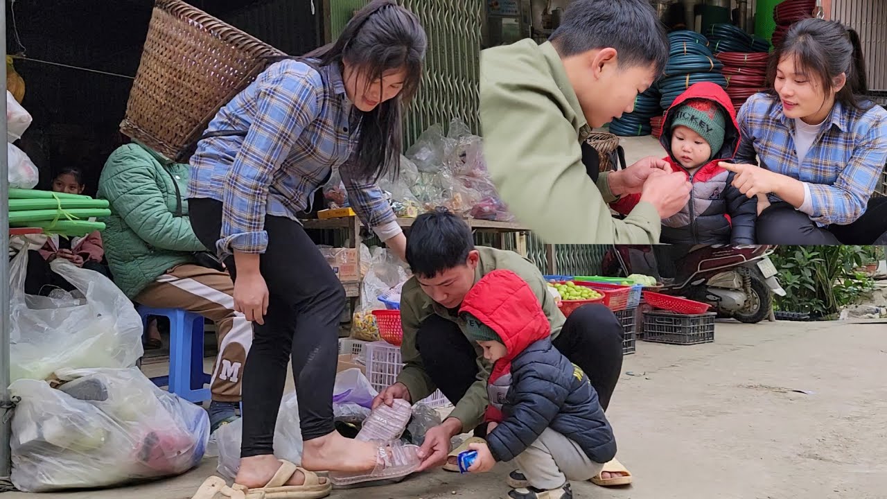 lý Tiểu Tiểu /Harvest vegetables to sell - give wife new slippers