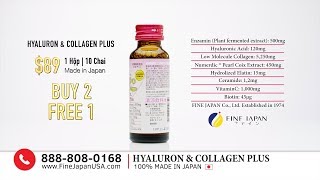 Công dụng của nước uống đẹp da Collagen Plus Fine Japan.