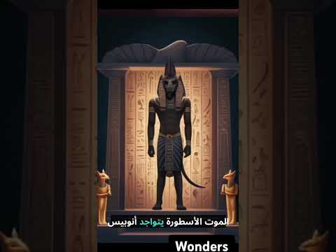 انوبيس إله الفراعنة المصرية القديمة 