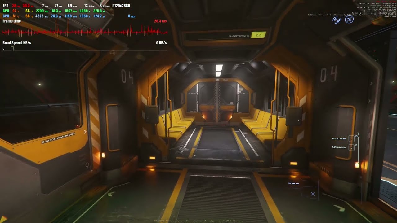 The renovated Lorville city in PTU 3.19 | RTX 4090 + R9 5950X | 5120x2880