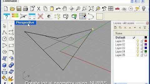 Rhino-Membrane Tutorial 1 - Four point tent