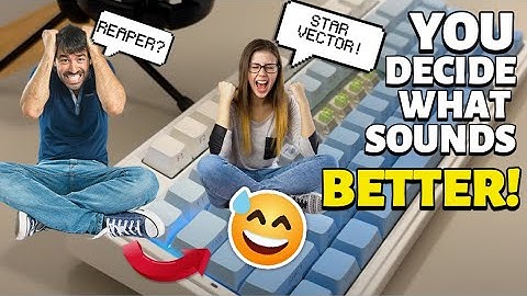 Star Vector vs Leobog Reaper Switches Sound Test | Aula F75