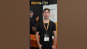 Depoimento do Gabriel no Seminário Sistemas Embarcados e IoT 2025