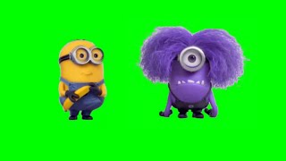 Minion green screen