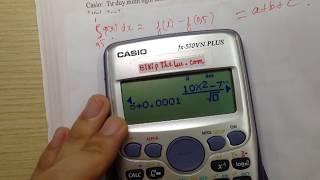 11 Tuyệt Kĩ Casio giải nhanh Nguyên Hàm-- Nguyễn Thế Lực