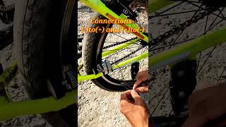 How To Make Free😍😍 Electricity⚡⚡Cycle Torch🔦Light || #Shorts #Youtubeshorts #Cyclelight 😌 #Dcmotor