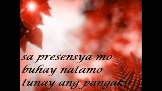 Video thumbnail of "Sa Presensya Mo - with lyrics"