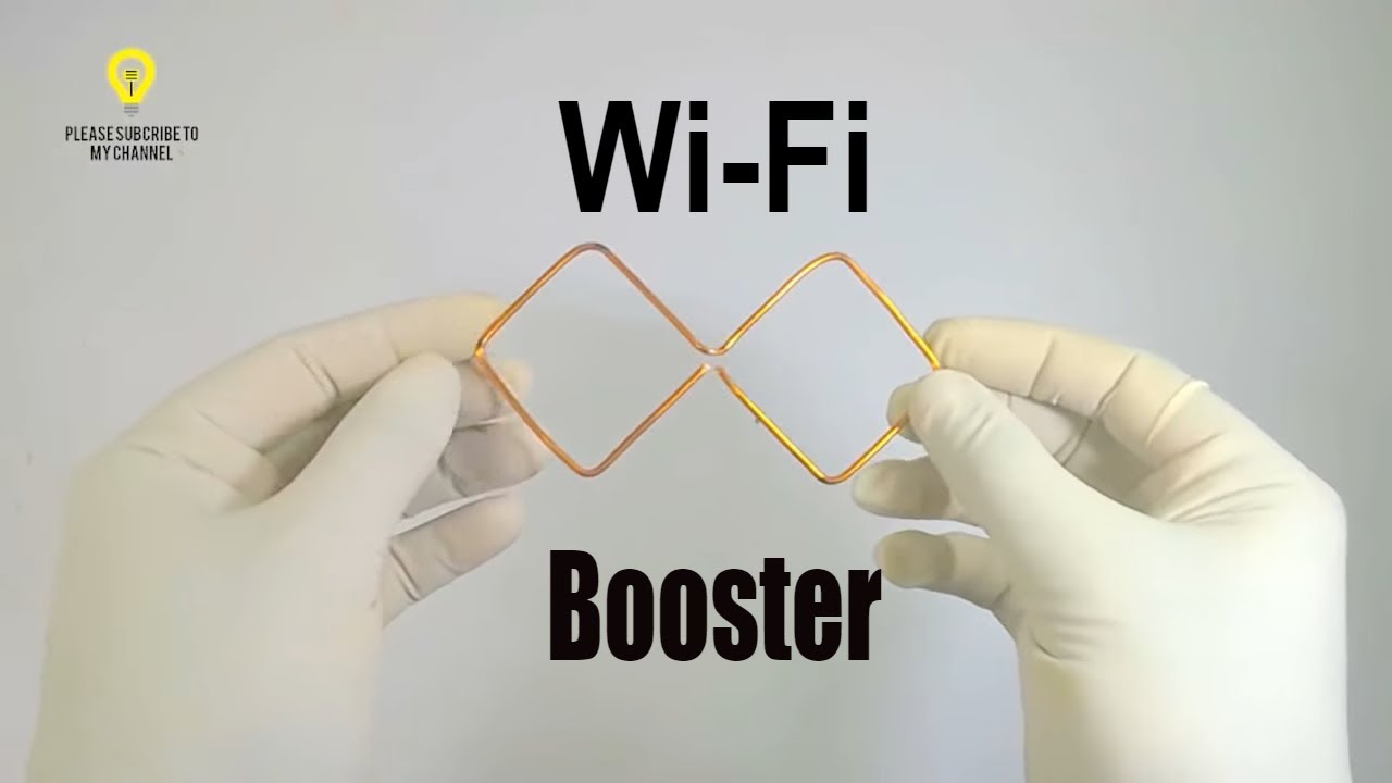 Homemade wifi booster , how to increase wifi signal