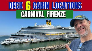 Carnival Firenze Cabin Deck  6 | Tall Man's Cruise Adventures