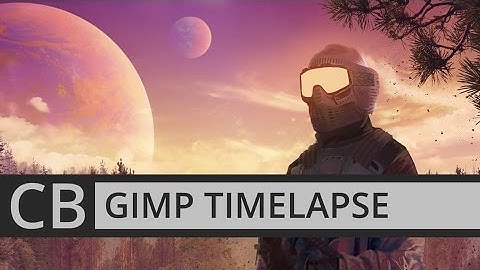 GIMP TIMELAPSE: TRANSOLAR GALACTICA PHOTOBASH ILLUSTRATION