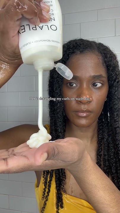  Detangling My Curls On Wash Day #curlyhair - YouTube
