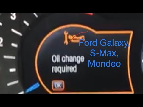 Resetting the oil service light on a Ford Galaxy, Mondeo, S-Max 2015-2018 3rd Generation Mk 4 -