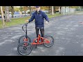 The trike loans  etnnic folding 2 0 electric mid motor trike