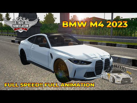 BMW M4 2023 - BUSSID || HANZOO MOD