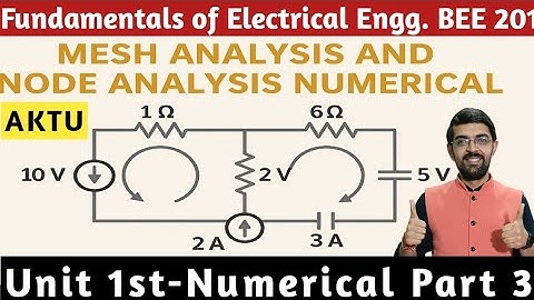 AKTU | Fundamentals of Electrical Engineering | Numerical Part 3 || || By Lalit Sir