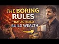 The boring rules that actually build wealth