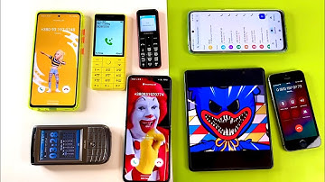Many Phones: Xiaomi + iPhone + Maxcom + BQ + Z Fold + Z Flip + a52s Incoming Call & Outgoing call