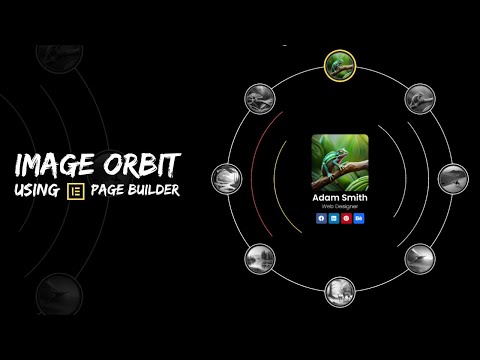 How to Create an Eye-Catching Orbiting Circle Image Hover Effect in Elementor @pixelsicker