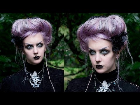 Gothic Victorian Hairstyle | ep. 1 - YouTube