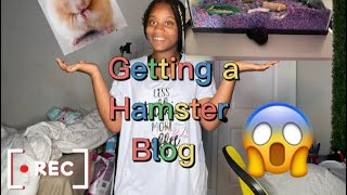 Getting a hamster vlog 🐹