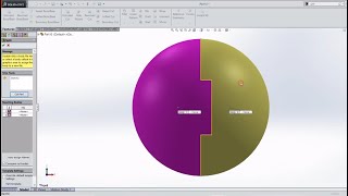 SOLIDWORKS Tutorial  Learn How To Split A Part  Split Parts in SolidWorks