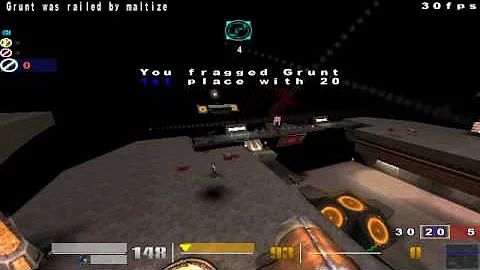 Quake 3 CPMA Gameplay - DM17 with bots