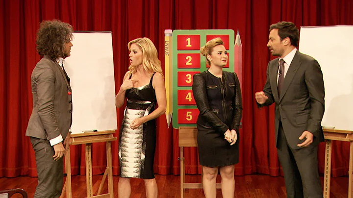 Pictionary with Demi Lovato, Julie Bowen, Wayne Co...