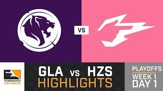 HIGHLIGHTS Los Angeles Gladiators vs. Hangzhou Spark | Playoffs | Week 1 | Day 1 | Overwatch League