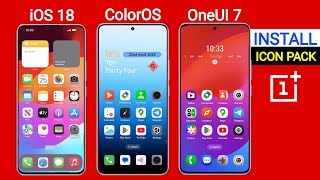 Apply 3+ Premium Icon Pack in Any Oneplus Phone | iOS 18,One Ui, ColorOS icon design install screenshot 4