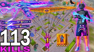 57 KILLS!!😱 1 IN MATCHES NEW MODE KILLS &amp; DAMAGE RECORD 😍FULL BAPE-X SET - PUBG MOBILE