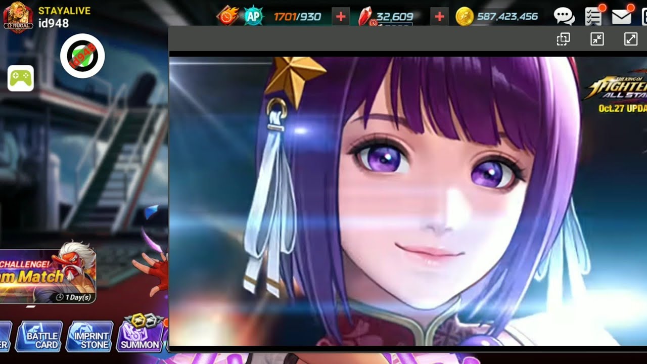 Preview Athena Asamiya XV & Lady Chin Gentsai | KOFAS | The King of Fighters All Star