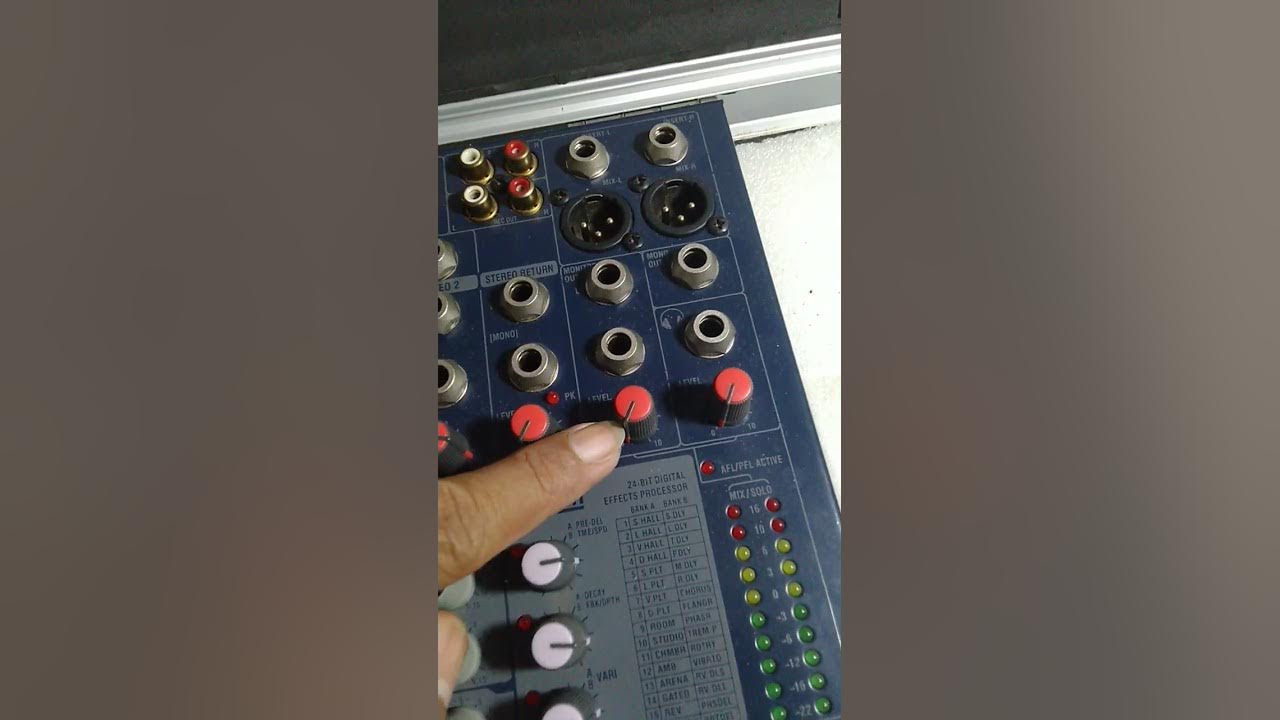 FUNGSI TOMBOL MONITOR DAN TO MIX PADA MIXER SOUNDCRAFT // JAWAB
