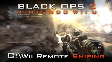 Black Ops 2 Wii U Wii Remote Sniping