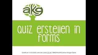 Video Demo: Quiz erstellen in Microsoft Forms