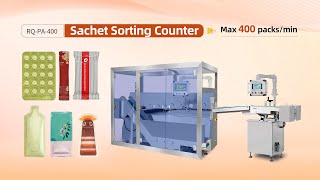 Celebrity Sachet Sorting Counting Machine, Auto Unordered Sachet Sorting & Counting Wealth