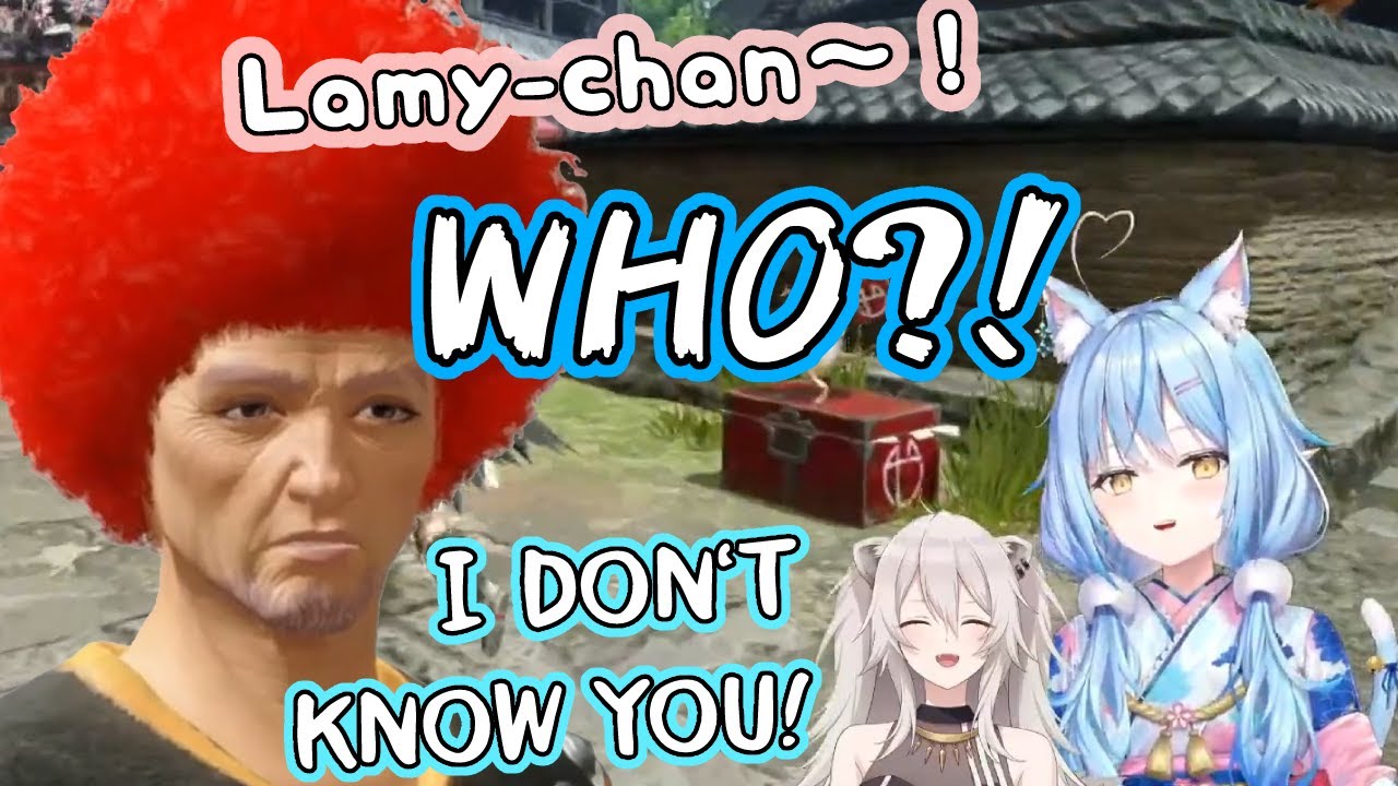 Botan & Lamy's Date is ruined by a Big Red Afro [EN Subbed Hololive]