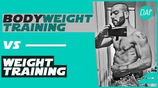 My First Video (in English): Bodyweight Training vs Weightlifting - تمارين وزن الجسم أم تمرين الحديد