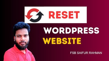 How to reset WordPress website | Bangla tutorial | Remove | Delete | ওয়েবসাইট কিভাবে ডিলিট করা হয়?