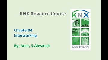 Interworking  - KNX Advance Course - Chapter04