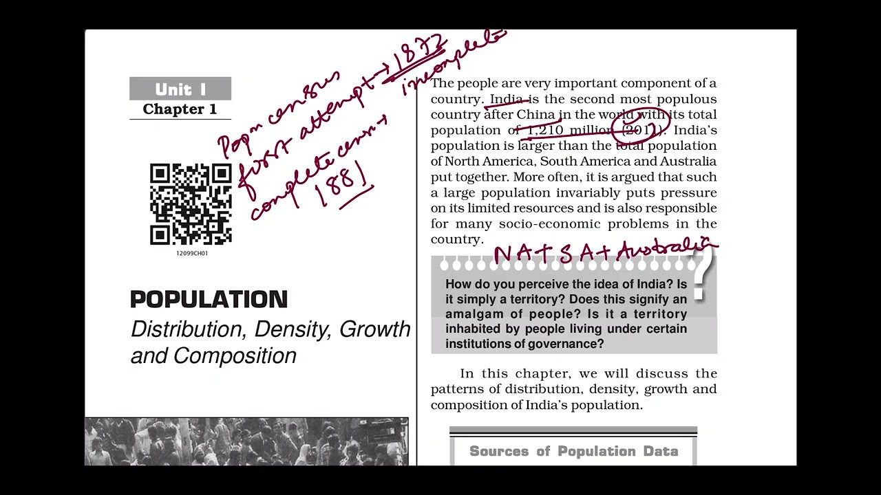 Ch- Population | Class 12 Geography | One Shot Revision 💯