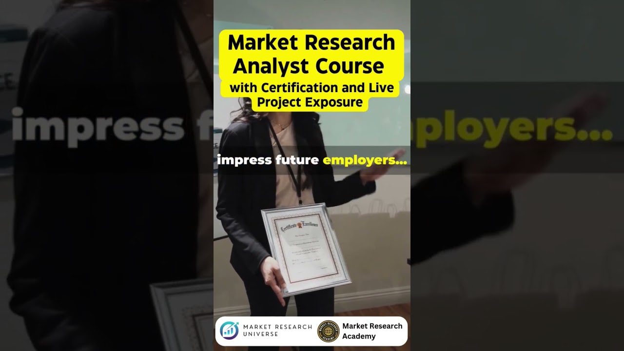 Market Research Analyst Course with Certification and live project exposure 