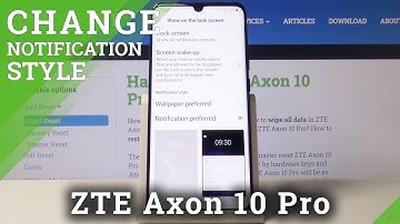 How to Enter Notification Settings in ZTE Axon 10 Pro – Lock Screen Alerts