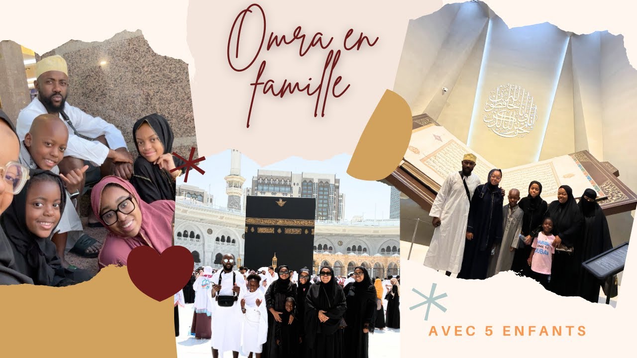 Omra en famille avec 5 enfants