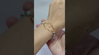 Cloud bracelet - Free tutorial video link above the title  #shortsvideo #bracelet