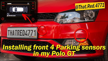 Installing Front parking sensors in My Polo GT | 8K OPS Retrofit for Polo 6R.