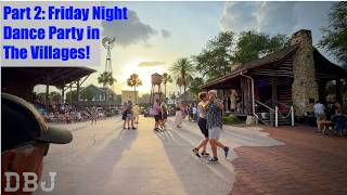 Part 2 Friday Night Dance Party in The Villages! The group Eighteen87 was on stage playing the hits!