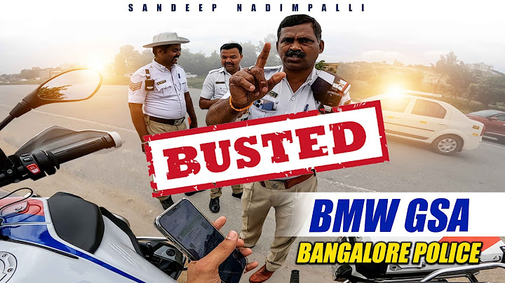 BUSTED | BMW GSA | Bangalore Police | Day - 1 | Sandeep Nadimpalli | Telugu |