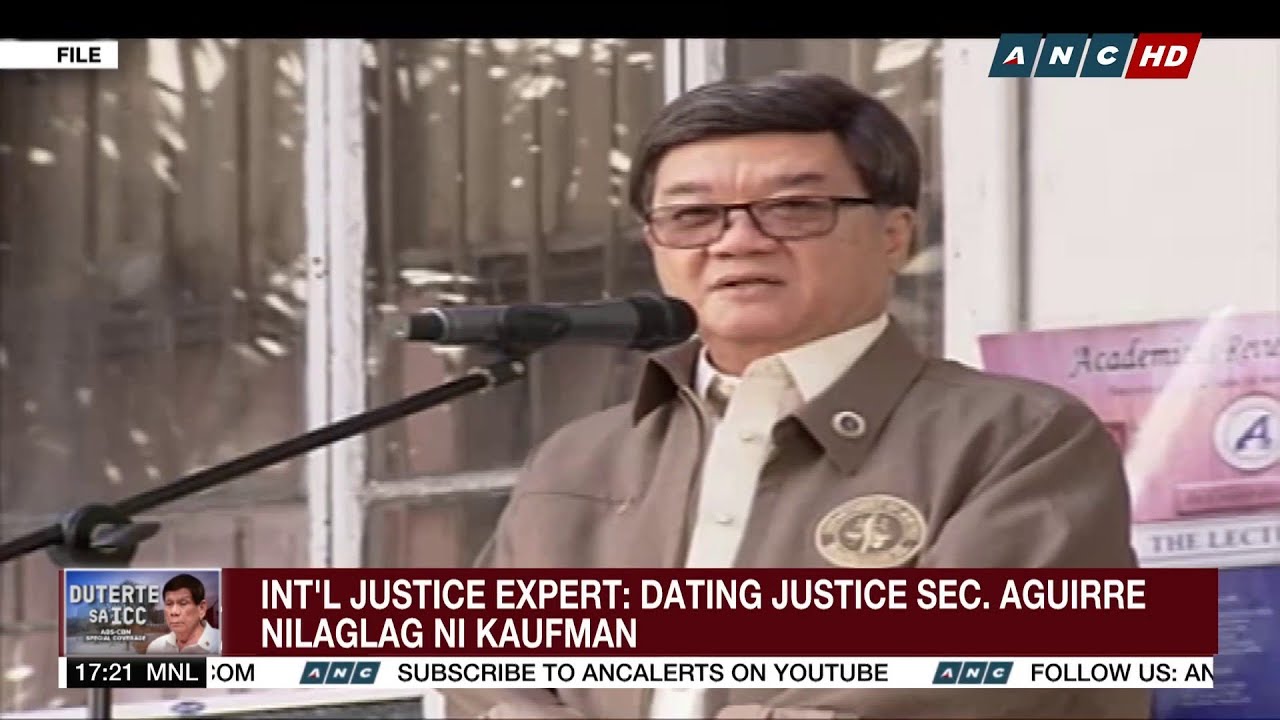 Int'l justice expert: Former Justice Sec. Aguirre thrown under the bus by Kaufman | ANC