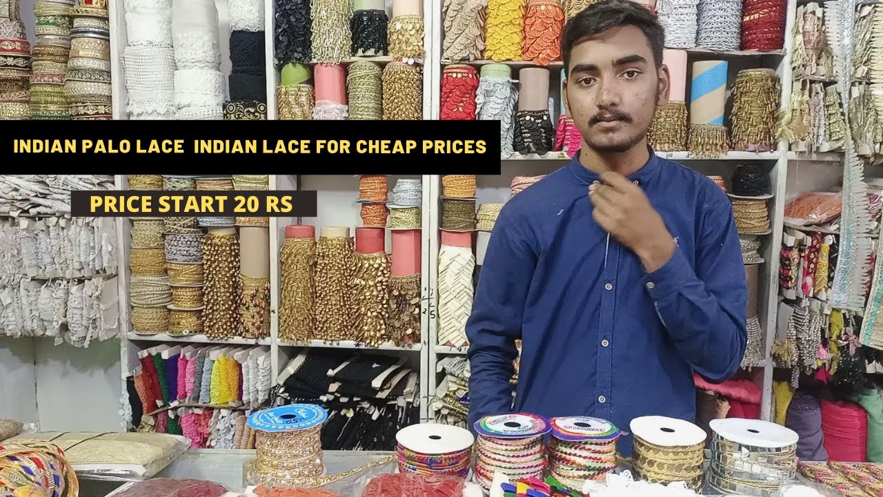 Indian Palo Lace Mirror Laces New Designed Shame Lace Indian Shamosa Joint Lace Palta Youtube