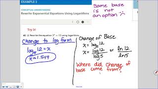 6-6 Exponential and Logarithmic Equations